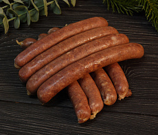 Колбаски охотничьи из европейского оленя полукопченые