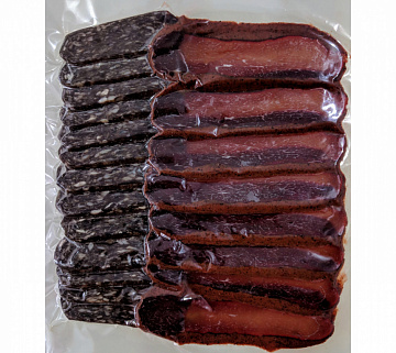 Бастурма и суджук из лосятины Фото Бастурма и суджук из лосятины