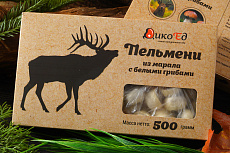 Пельмени из марала с белыми грибами 500 г