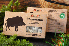 Пельмени из кабана с остринкой 500 г.
