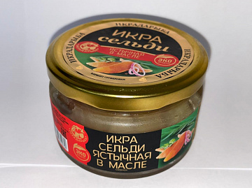 Икра сельди ястычная в масле ст/б 220гр Фото Икра сельди ястычная в масле ст/б 220гр