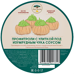 Превью Профитроли с улиткой под чука соусом