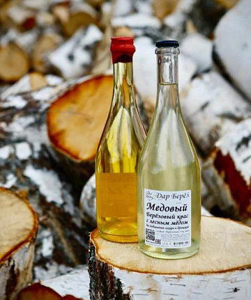 Березовый квас Медовый (750 мл) Фото Березовый квас Медовый (750 мл)