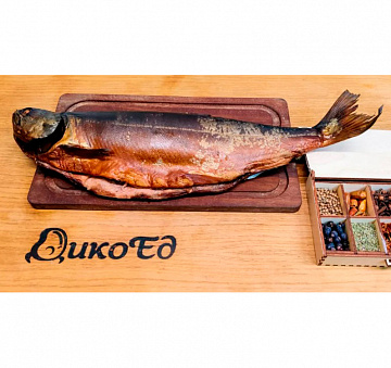 Горбуша горячего копчения 0.8-1 кг Фото Горбуша горячего копчения 0.8-1 кг