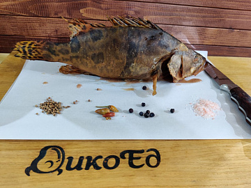 Китайский окунь горячего копчения Фото Китайский окунь горячего копчения