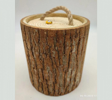 Мёд диких медоносов Вятский 1000гр бочонок Кадушка Фото Мёд диких медоносов Вятский 1000гр бочонок Кадушка